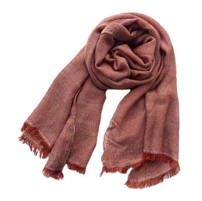 China Fashionable Good Quality Long Soft Scarf For Women Woolen Viscous Scarves for sale