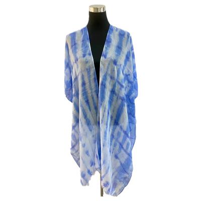 China Thin Wholesale Cotton Polyester Beautiful Wear Ladies Summer Shawls Beach Shawl for sale