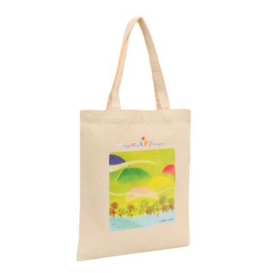 China Anti Theft Promotional Shopping Bags With Custom Printed Logo Multi Color Canvas Bags for sale