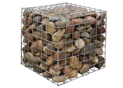 China Galvanized Galfan Welded Mesh Gabion Baskets Defense Gabion Welded Wire Mesh for sale