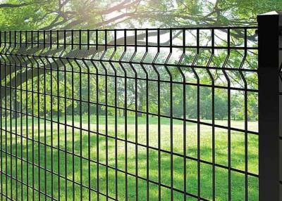 China 50×100mm 3D Security Fence Metal Wire Fence 5mm With Square Post for sale