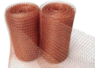 China Pure Copper Knitted Mesh Is Divided Into Round Wire And Flat Wire for sale