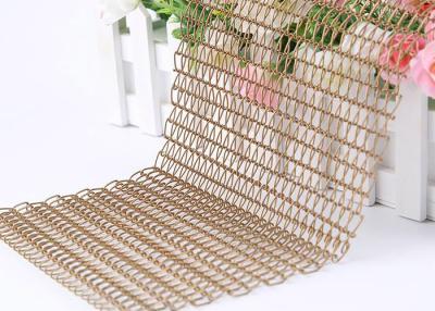 China Bronze Spiral Wire Softness Flexible Mesh Curtain For Decoration for sale