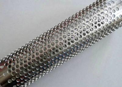 China Mild Carbon Steel Perforated Pipe Filter Screen Mesh With Perfect Recyclability for sale