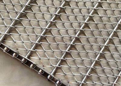 China Low Carbon Steel Reinforced Welded Edge Chain Link Conveyor Belt for sale