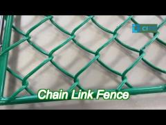 30mm-60mm mesh 5ft black chain link fence 6 ft vinyl coated