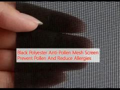 Black Polyester Anti-Pollen Mesh Screen Prevent Pollen And Reduce Allergies