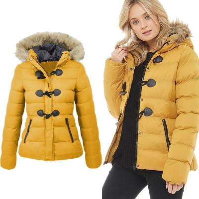 China 2021 Winter Anti-Wrinkle Ladies Cotton Casual Hooded Jacket Women's Jacket News Dress for sale