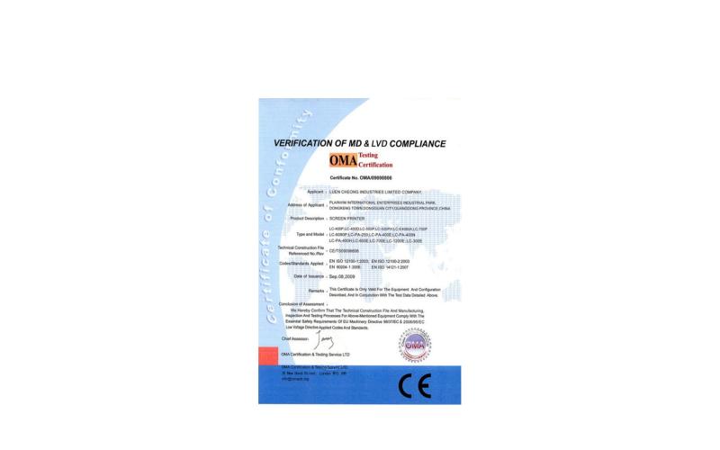 CE - Lc Printing Industries Company Limited