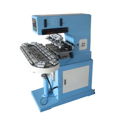 China Hot Selling Hotels CE Approval 4 Color Mug Pad Closed Printing Machine With Conveyor for sale