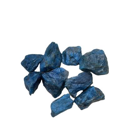 China Wholesale Natural Raw Blue Rock Crystal Stone For Sale Rough Apatite Stone From China for sale