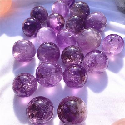 China High Quality Natural Amethyst Crystal Sphere Ball Healing Rainbow Crystal from China for sale for sale