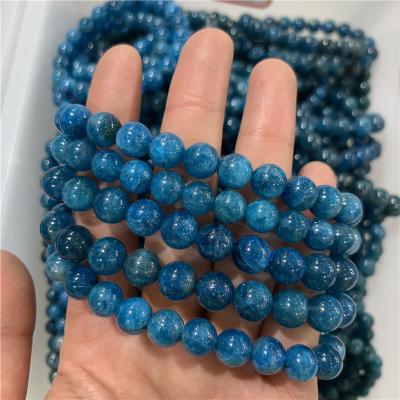 China Wholesale Bulk Blue Apatite Crystal Bracelet from China for sale