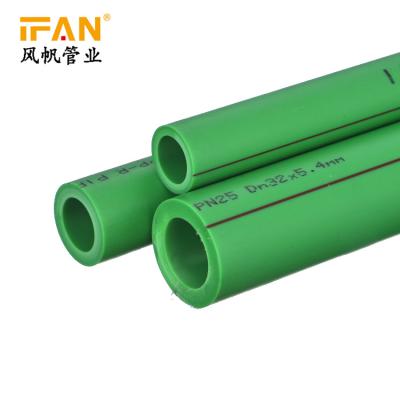 China High class ppr pipe length 4m quality PN 25 color water supply pipe green white ppr with standard length for sale