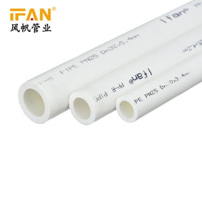 China Water Delivery Ifan Factory Pn12.5 Ppr Water Pipe Price Pure-plastic 20-110mm Ppr Pipes for sale