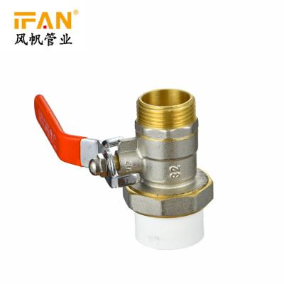 China male pipe connector china factory supply union all brass ball valve customized price ppr plastic ball valve for sale