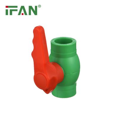 China Customized high quality non-toxic color 20-110cm polypropylene PN25 ppr plastic ball valve new general ppr valve for sale