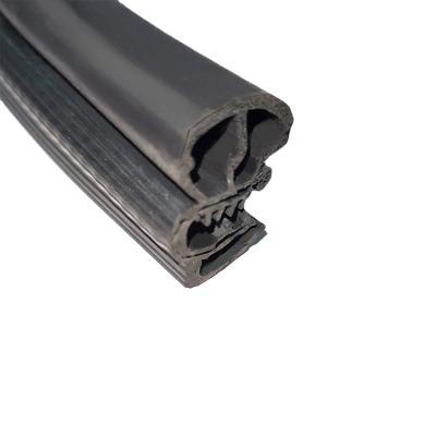 China 20x40mm Waterproof Durable Anti Aging Strong Tension Dense Rubber Seal Auto Car Window Tail Door PVC EPDM Strip Extrusion Seal Protector for sale