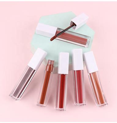 중국 Custom matte liquid lipstick matte cream lip gloss logo vegan liquid lipstick matte ser 판매용