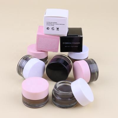 China Vegan Waterproof Eyebrow Pomade High Quality Pomade Gel Waterproof Many Colors Brow Pomade for sale