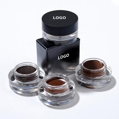 China Long Lasting Vegan Eyebrow Wax Jar Custom Waterproof Waterproof Tiub Pencil Eyebrow Enhancers zu verkaufen