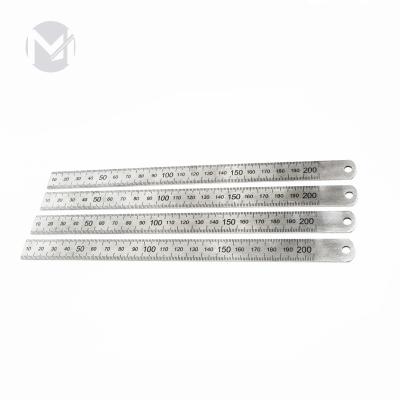 China Promotion New Arrival Manufacturer Custom Straight Silver Fashion Design Durable Metal Stainless Steel 15cm Rulers for sale