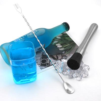 China Amazon Modern Hot Selling Stainless Steel Long Customize Bar Spoon Cocktail Messy Person Energy Bar Tools for sale