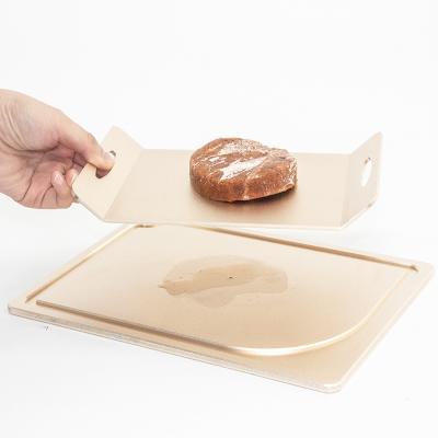 China New Quick Viable Defrost Tray Auminum Thawing Plate Defrosting Metal DefrostTray For Food for sale