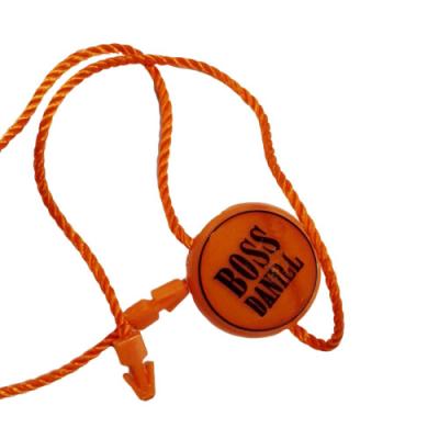 China Fancy Plastic PVC Seal Hang Tags Eco - Friendly Twine Sustainable For Clothing for sale