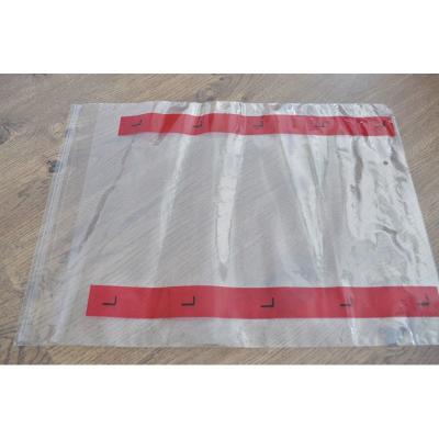 China Recyclable Custom Clear Plastic Bag Garbage Bags Printed For Garment Labels for sale