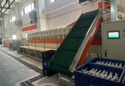 China High Capacity Tunnel-style Large Vibratory Finishing Machine With Long-lasting Durability And Conveyor Line Vibration for sale