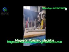 stainless steel magnetic deburring and polishing machine 380v in non magnetic metals