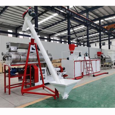 China Home Use Small Scale Fish Feed Extruder Equipment Floating Or Sinking Fish To Feed Processing Line for sale