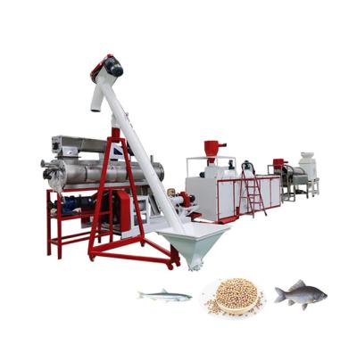 China Factory Factory Direct Sales Customized Colors High Efficiency Chicken / Fish Feed Pellet Processing Line for sale