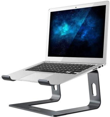 China (Size) Ergonomic Adjustable Notebook Stand 2020 Best Adjustable Aluminum Laptop Stand For Notebook for sale