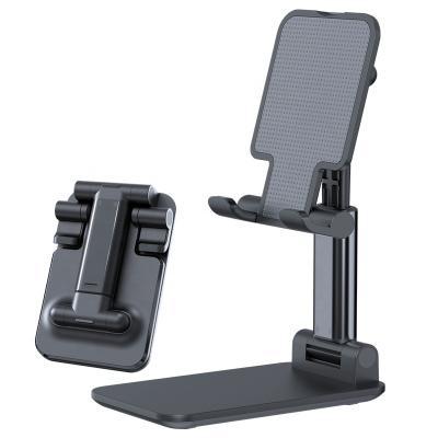 China 2020 New Arrival Aluminum Alloy Adjustable Foldable Desktop iPad Bracket Lazy Mobile Phone Stand Holder/Mobile Phone Holder for sale