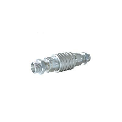 China Professional OEM Machinery KIS Offer Hydraulic Fittings Quick Connect Push Pull Coupler Carbon Steel Quick Coupling for sale