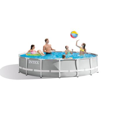 China For Age 6+ INTEX 26724CC 15ft x 42in Prism View Pool with Round Cartridge Filter Pump Swimming Pool for sale