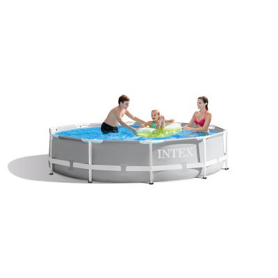 China For Age 6+ INTEX 26700CC 10ft x 30in Prism View Pool Above Ground PVC Swimming Pool for sale