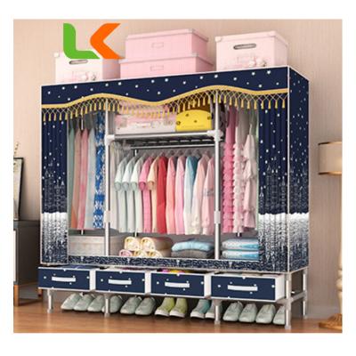 China (Size)Adjustable Strong And Durable Bedroom Wardrobe Closet for sale