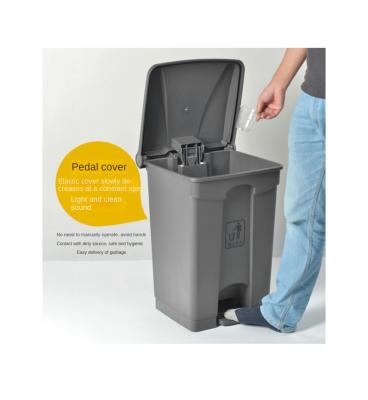 China Sustainable Commercial Outdoor Trash Can Large Capacity Touch Less Eco - Friendly Trash Can for sale