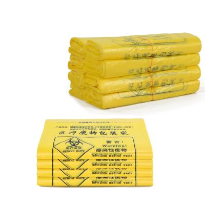 China High Grade Disposable Biohazard Collection Bags Hospital Infectious Medical Waste Bags for sale