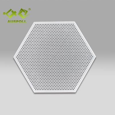 China Artistic Ceilings Suspended Aluminum Perforated Metal Ceiling Particleboard Ceiling Tile for sale