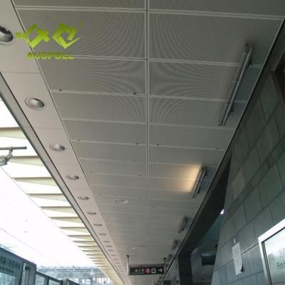 China Artistic Ceilings Aluminum Ceiling Acoustic Perforated Clip-in Ceiling Tiles for sale