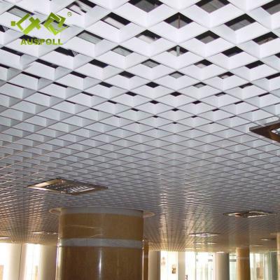 China Artistic Ceilings Aluminum Grid Ceiling Panel For Public Square With SGS for sale