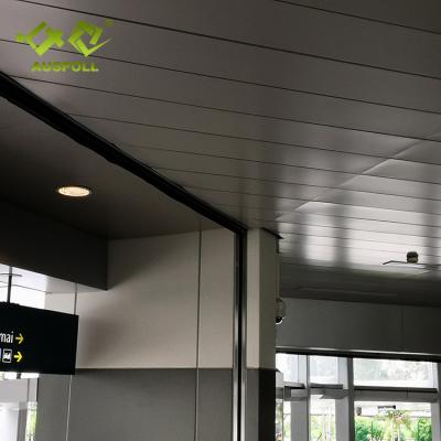 China Artistic Ceilings Linear Aluminum Windproof S Shaped Metal Strip Strip Ceiling for sale