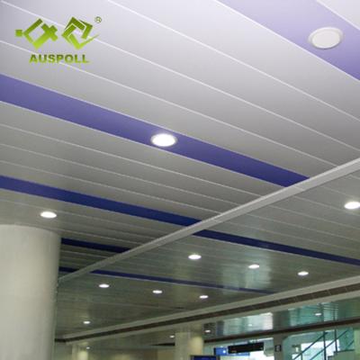 China Built-in ceilings hot sales hotel, odem, plaza metal c-strip material aluminum ceiling panel for sale