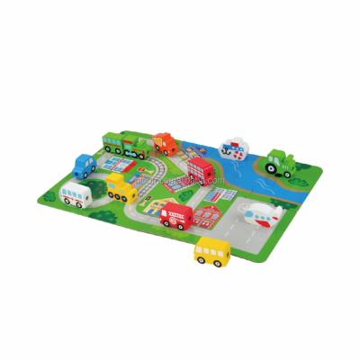 China Wooden MDF Vehicle Beads Toys for sale