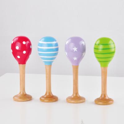 China Educational Wooden Musical Instrument Mini Didgerido Wooden Spiral Maraca Child Toy Custom Music Toys Wood for sale