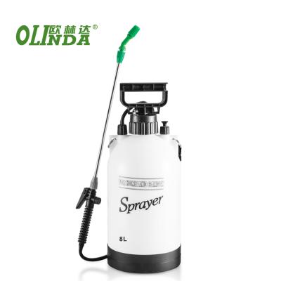 China orchard fruit tree plastic 5 pressure 8L agricultural spare parts best price agriculture knapsack sprayer china factory for sale